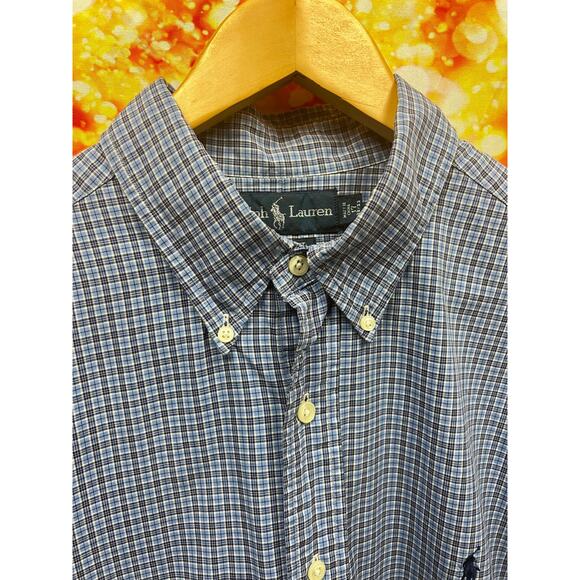 Ralph Lauren Mens Black Label Button-Down Classic Fit Shirt Size 17 32/33 - Picture 3 of 10